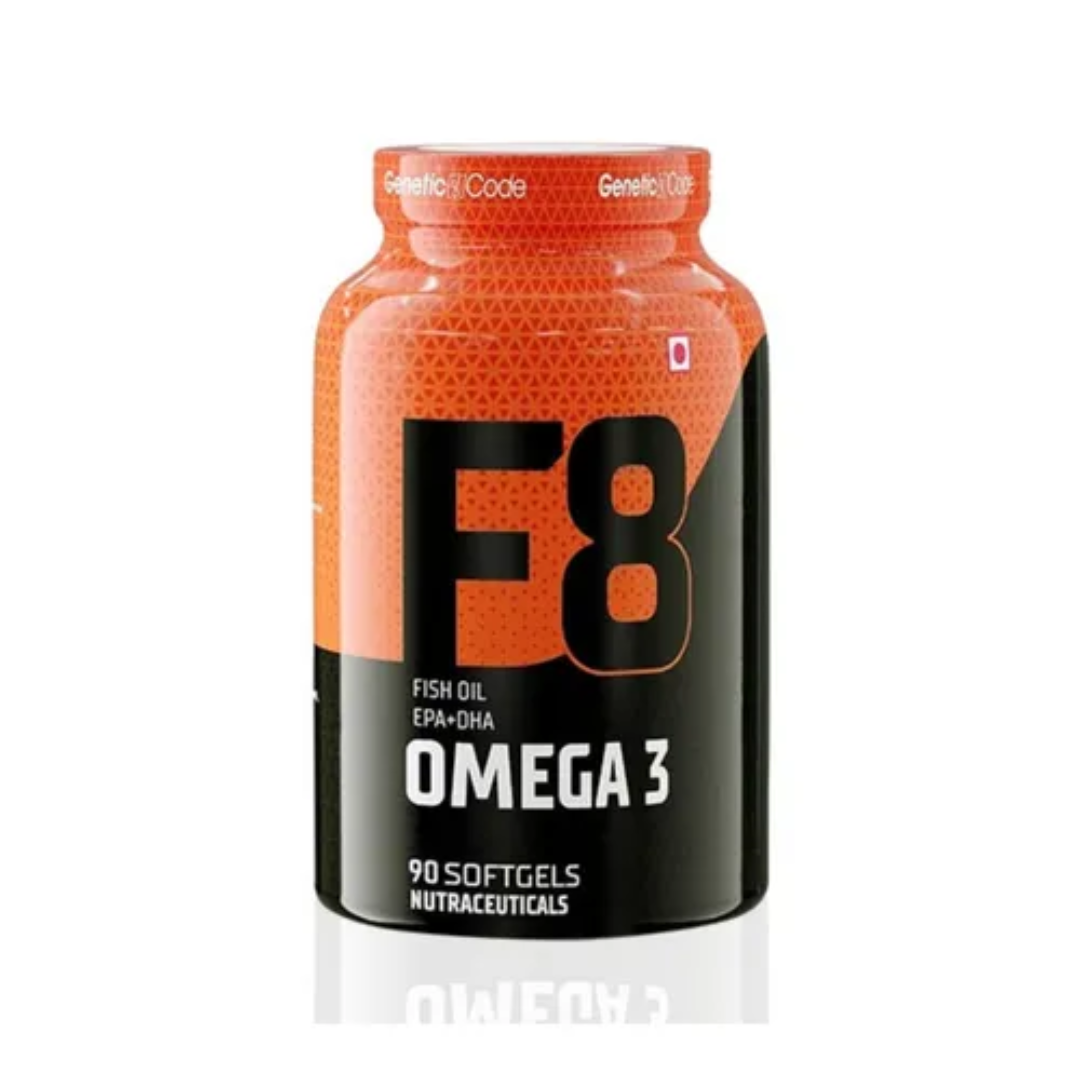Genetic Code F8 Omega 3 Softgels, Prescription (1)