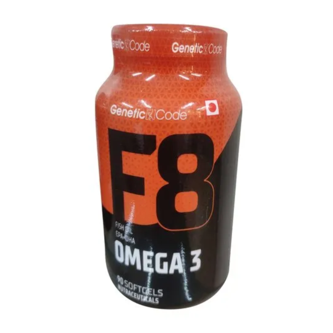 Genetic Code F8 Omega 3 Softgels, Prescription (2)